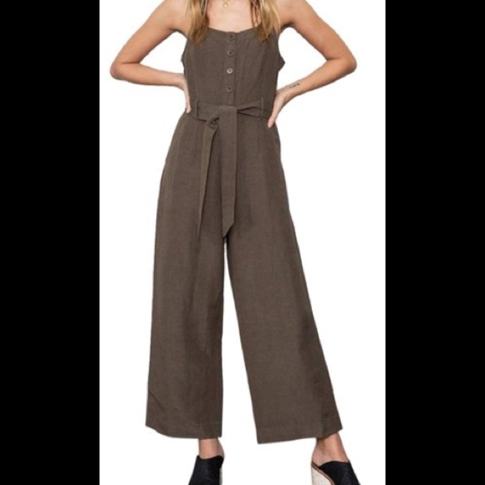 Rails linen jumpsuit